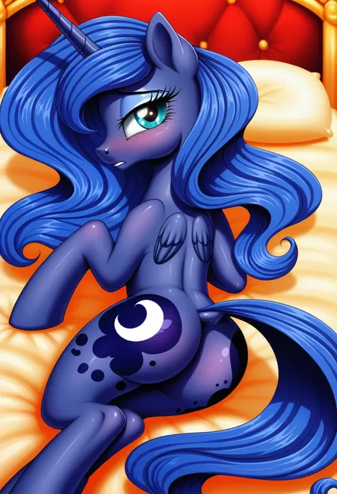 Sad pony nightmare luna naked showing her ass 