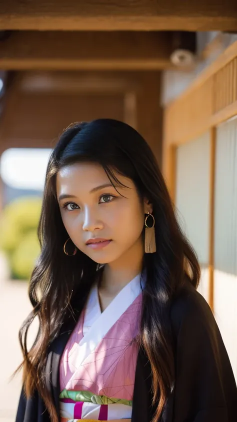 Cute Japanese woman, (16 years old), (Very cute face: 1.3), White moist skin, Looking at the camera, Melancholy expression,
BREAK,
Idol,
BREAK,
(Wearing cute kimono: 1.3), (Highly revealing kimono), Very large earrings, Short length,
BREAK,
(Fighting pose:...