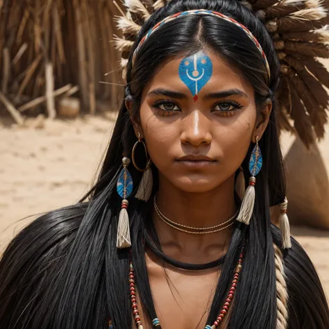 i want you to create a character. she is a young 25-year-old woman with the typical characteristics of the apache people.  her l...