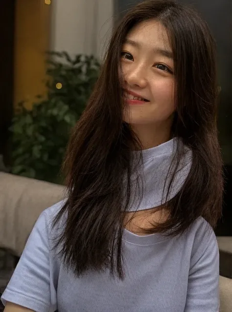 (Highly realistic photos, High resolution, Detailed face, Detailed eyes) Skinny Japanese woman, 18-year-old,Cute Face, Various expressions, Mr.々Hair style, Thin body type, Very small breasts, Very small waist, In the hotel lobby, Tight knit dress