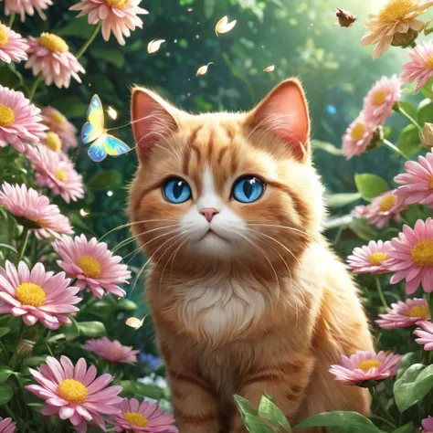 These scenes are depicted in a highly realistic style.、Make sure the cat&#39;s facial expressions and movements are exaggerated like a human&#39;s。

The main character is a chubby brown cat with cute eyes. The main character is the one who never changes. F...