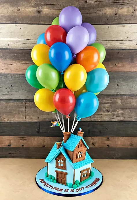 Disney Pixar Up Adventure Is Out There House Balloons cake topper