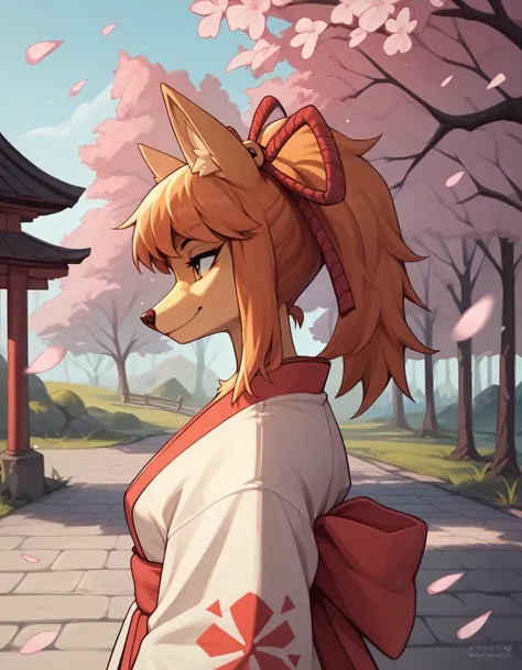 score_9, score_8_up, score_7_up, score_6_up, score_5_up, score_4_up, source_furry,
(ceroba), fox ears, female, solo, kimono, jap...