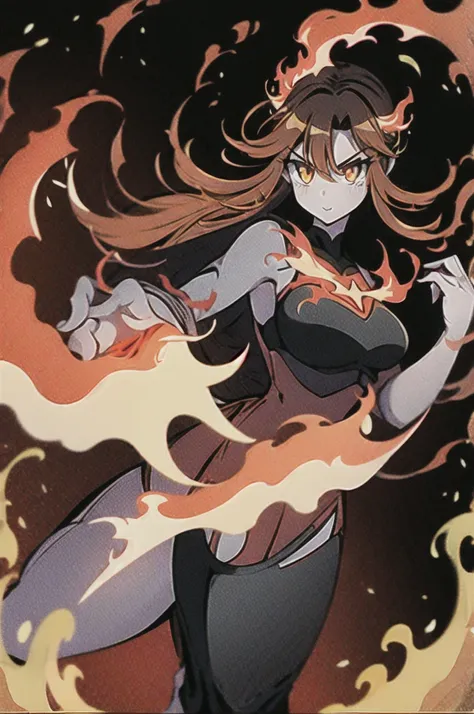 Girl with super lava powers killing everyone in sight