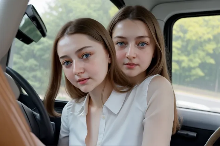 full_body, standing, driving a school bus, (anna_vlasova: 1.3), perfect face, (contact iris: 1.1), pale skin, skin pores , depth...