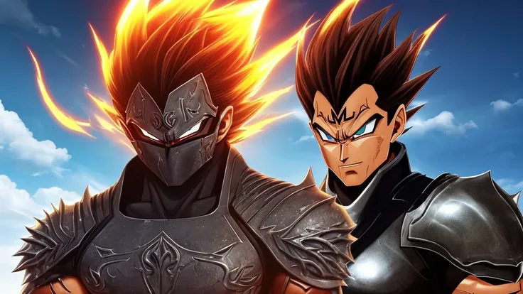 appearance:

hair: kazar has spiky black hair, typical of saiyans, but with red streaks that highlight his individuality. his ha...