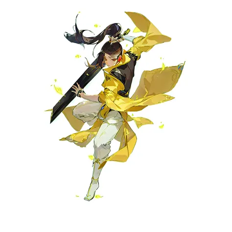 Anime character flying in the air with a sword and a cloak, zhongli from Genshin Impact impact, keqing from Genshin Impact impact, Genshin Impact impact character, heise jinyao, Krenz Kushat and Lin Wenjun, ayaka Genshin Impact impact, Genshin Impact, auth...