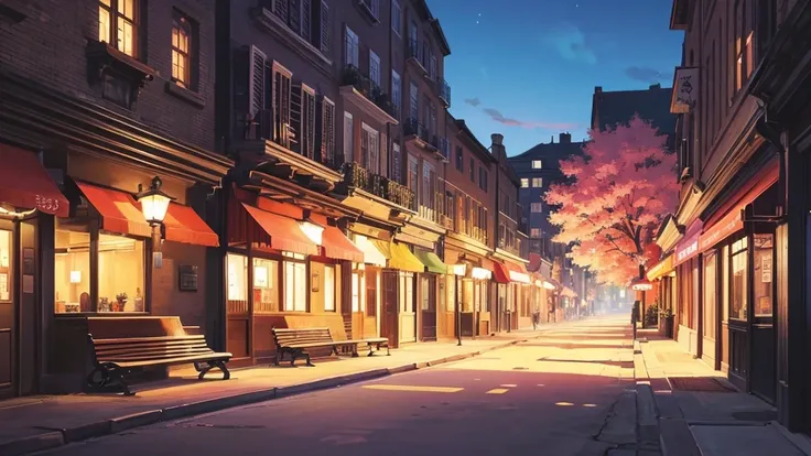 masterpiece, Best quality, (2d anime background), (Visual novel), (Best quality), (best illustration), (best shadow), beautiful detailed glow, Park, Benches, daytime lighting, anime, background