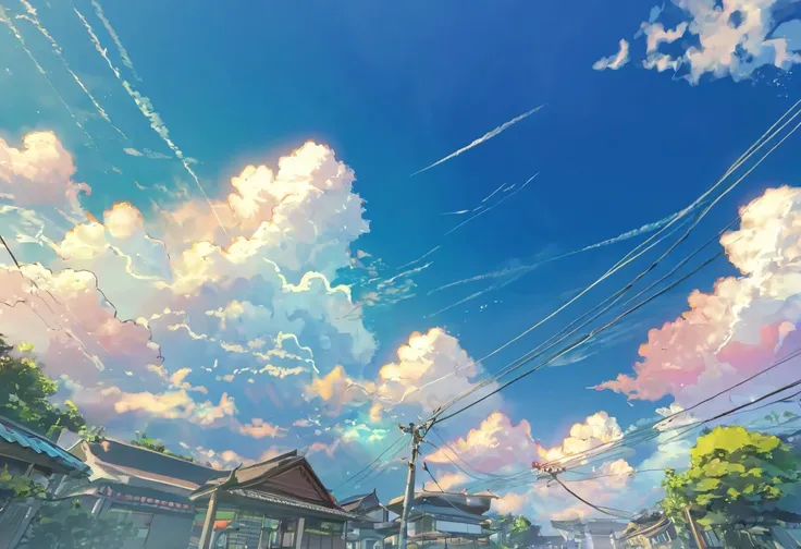 Beautifully detailed sky and clouds、