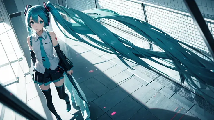 Hatsune Miku wanders through the corridors of time、Fantastic illustrations。