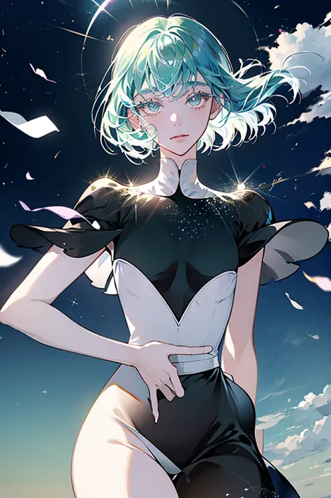 Land of the Lustrous ( anime ) ，The skin of the body is like a jewel ，The appearance of chipping ， Transparency ，Glossy feel ， Masterpiece ，Uplifting ，A moving picture ， Reach out in front