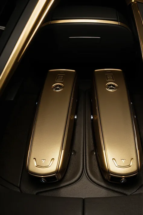 Mercedes-Maybach S-Class  modify gold with turbo 