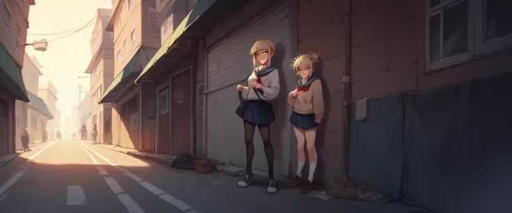 himiko toga stripping in the street