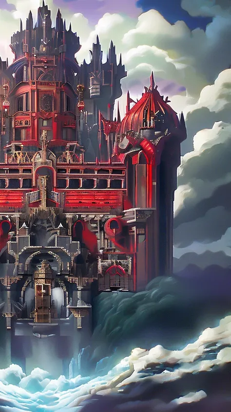 crimson anime castle of hell