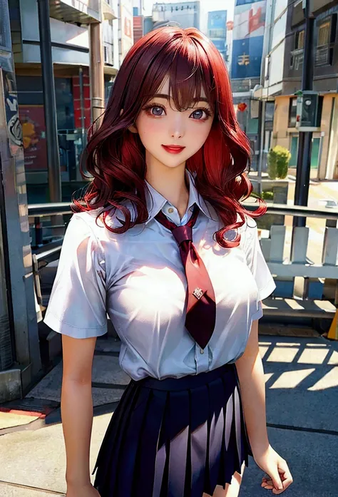 (masterpiece:1.2, Highest quality), (Realistic, photoRealistic:1.4), Beautiful illustrations, (Natural Side Lighting, Cinema Lighting), Browsing Caution, 
View your viewers, Face Focus, Upper Body, 1 girl, Japanese, high school girl, Perfect Face, Cute and...