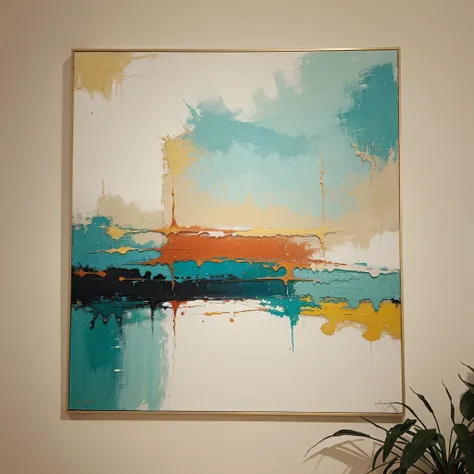 Abstract painting that represents a philosophy