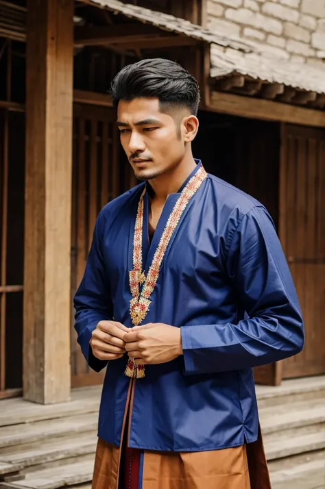 A man wearing traditional clothes 