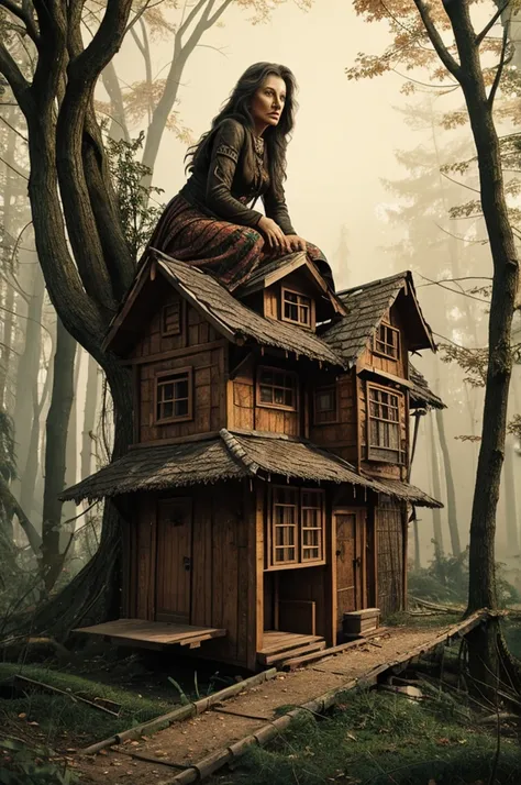 Woman trapped by baba yaga