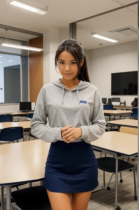 A student study in a study room