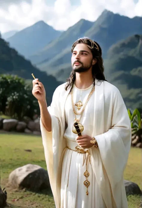 
(((I hope))) at Umbanda he is an associate at Umbanda , I hope é associado a Jesus Cristo na tradição católica. I hope é o Orixá supremo, linked to creation, paz e sabedoria, representing the figure of a benevolent and fair father. 16KBarba, 