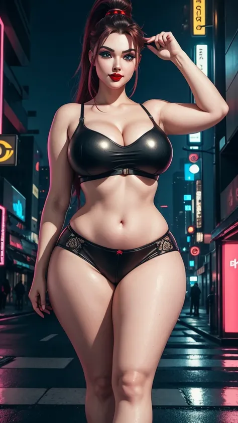 (masterpiece, best quality, expressive eyes, perfect face, hyperrealistic detailed face), Ultra HD, 4K, HDR, (8K), 3D cyberpunk street, gaming hubs, neon cyberpunk theme, night, futuristic, (1024K), reflections, glass, mirrors, RTX 4090 ti, ray tracing, hi...