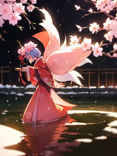 (Sumilux f1.4 50mm , low Latitude old color negative film , cross process , bokeh, flare, chromatic aberration , soft focus, (Shallow focus) , soft glow , Maximum aperture, High Key , Transparent depiction)  , kawaii hentai anime , Japanese Heian period , ...