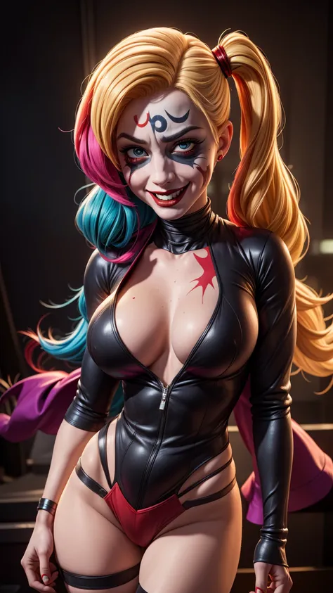 newyork, time Square, Harley Quinn, also known as Harley Quinn, is an iconic DC Comikes character. She is a former psychiatrist named Harleen Quinzel, who became a criminal in love with the Joker. With his eccentric gaze, that mixes vibrant colors and a ma...