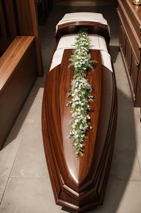 The coffin of Andy and Leyley