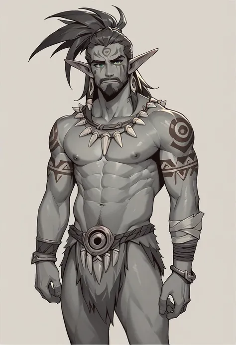 score_9, score_8_up, score_7_up, score_6_up, score_5_up, score_4_up, League of Legends ,Drak Elf Male tribal, Concept ART  ,daddy face, tribal tattoo on face ,