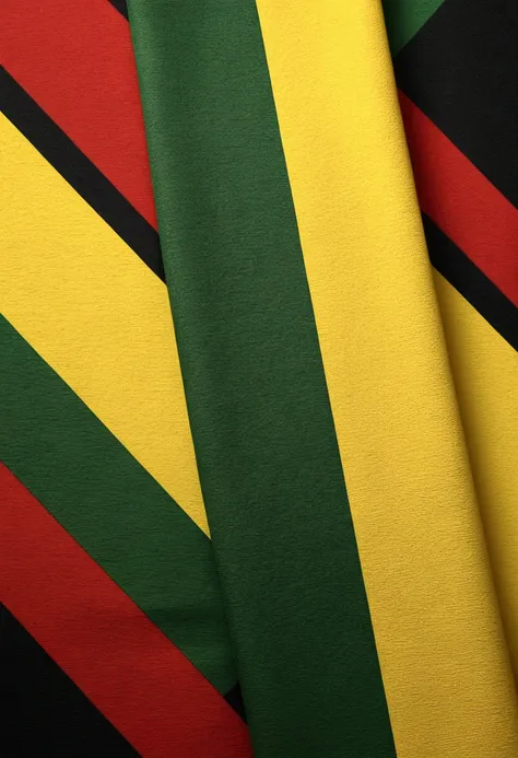 Reggae green yellow and red and black 