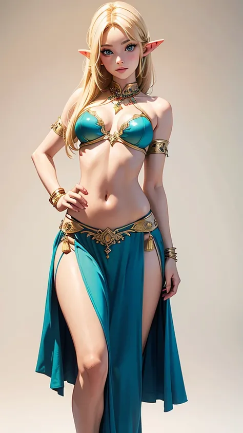 Blonde,Elf,Belly Dancer