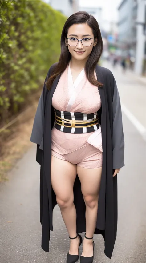 Cute Japanese woman, (16 years old), (very cute face), white moisturized skin, looking at the camera, (pink bright eyes: 1.4), (black framed glasses: 1.3)
BREAK,
(parkour), (very beautiful berserker woman: 1.3), (dynamic pose: 1.3),
BREAK,
(wearing a cute ...