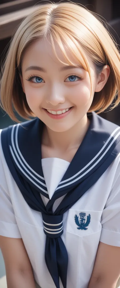 {{masterpiece, best quality, Extremely detailed CG, Unity 8K wallpaper, light, }}, Sony α7, Wide frame, South Pacific, In the war with the Asian powers, The wind blows towards the Aegis ship, 1 girl, whole body, Smile, She is a U.S. Navy sailor., bule, 20 ...