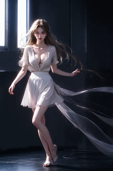 dress, (photo realistic:1.4), (hyper realistic:1.4), (realistic:1.3), (smoother lighting:1.05), (increase cinematic lighting quality:0.9),. 32K, 1girl,20yo girl, realistic lighting, backlight, light on face, ray trace, (brightening light:1. 2), (increase i...