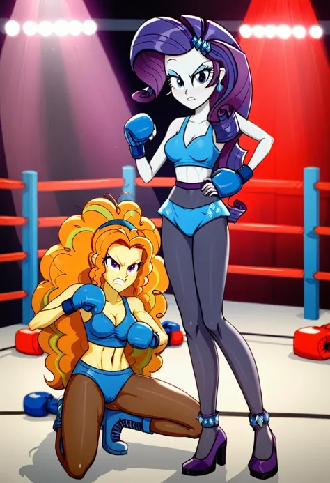 Eqg angry  rarity at a school in  in bodystocking boxing adagio 