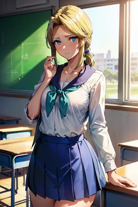 Masterpiece
((woman,The facial expression is accurate,Anime style face,greenish blue eyes ))
Group
(((((Location: School classroom)))))
(((((The place is school)))))
(((((womanは授業を受けている)))))
8k(((((high school girl)))))