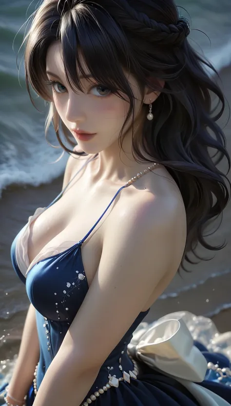 score_9, score_8_superior, score_7_superior, Masterpieces with up to 16K resolution,Highest quality,it is really amazing,Very detailed,Ultra-high resolution,Real,Realistic,Increased depth of field,Cinematic lighting,
sexy japanese milf,
Long black hair,(Ul...