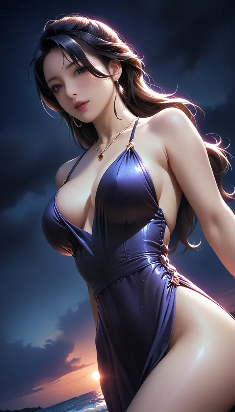 score_9, score_8_superior, score_7_superior, Masterpieces with up to 16K resolution,Highest quality,it is really amazing,Very detailed,Ultra-high resolution,Real,Realistic,Increased depth of field,Cinematic lighting,
sexy japanese milf,
Long black hair,(Ul...