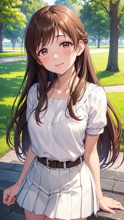 highest quality、high resolution、high definition、hd、sports gym、(nitta minami、long hair、medium chest、brown hair、brown eyes、glossy ...