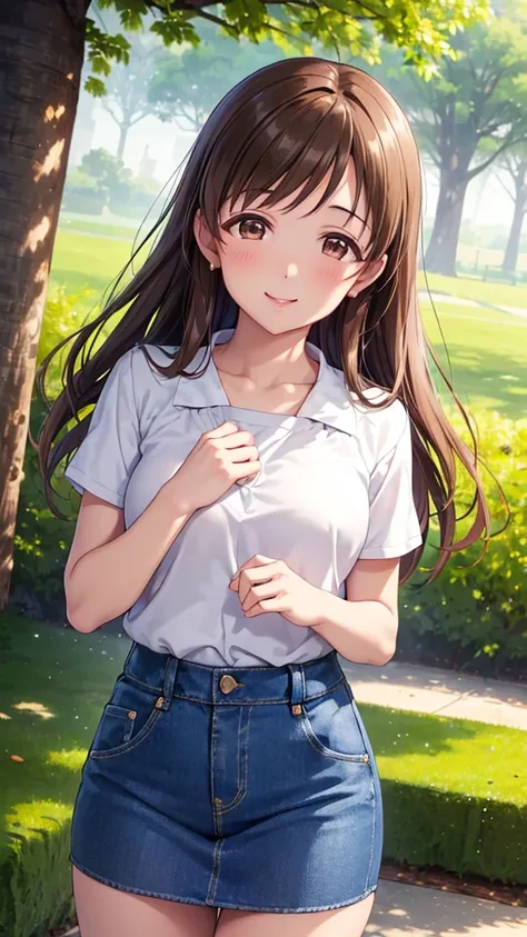 highest quality、high resolution、high definition、hd、sports gym、(nitta minami、long hair、medium chest、brown hair、brown eyes、glossy ...