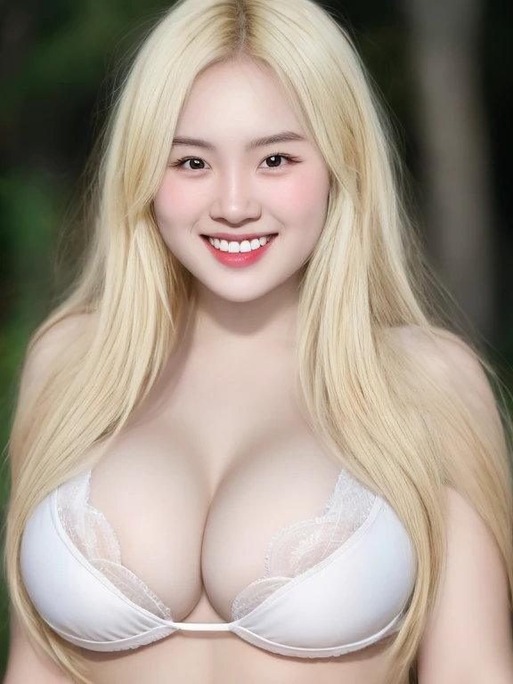 ((best quality)), realistic, Optical Realism, realistic, high resolution, beautiful, Young face,20 years old,chubby girl, white skin, Pale skin,smile, gigantic colossal breasts:1.3, Fighting posture, Looking at the camera, (detailed face), long wavy hair, ...