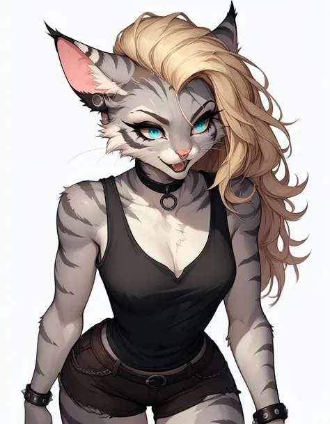 score_9,score_8_up,score_7_up, score_6_up, score_5_up,source_anime, kat, anthro furry feline, silver fur, grey stripes on body, ...