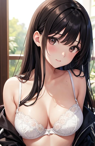 ((Highest quality)),(超High resolution),(Very detailed),(Detailed Description),((The best CG)),(A masterpiece of art),Ultra-detailed art,Amazing painting art,(Art with precise detail:1.5), Portraiture:1.6,Bust Shot:1.4,(1 female:1.5),Beautiful and well-prop...