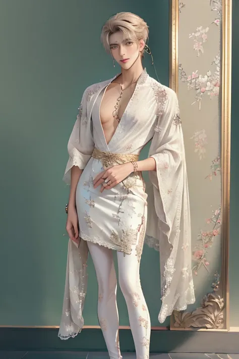 ((best quality,4k,highres,masterpiece:1.2)),((character concept art)), 1 man, age 25, Chinese Hong Kong, Hong Kong Elite, eldest sister, triad male leader, Known for her impeccable fashion sense and elegant demeanor, she is a true embodiment of the Versace...