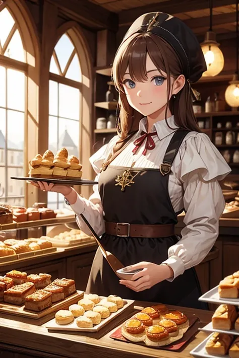 Medieval Europe。Pastry shop。