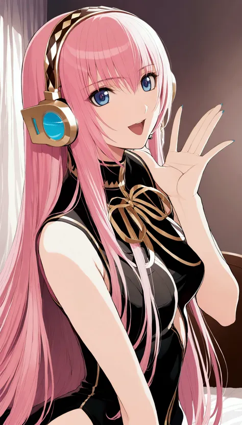 masterpiece,detailed and beautiful depiction 1.1,official art,beautiful adult woman ,megurine luka,megurine luka&#39;s official ...