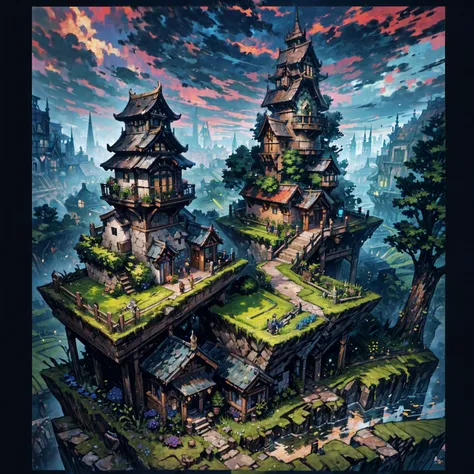 Style and Artistry
Masterpiece: High-quality artwork
Hayao Miyazaki-esque: Suggestive of the renowned animators style
Perfect symmetrical composition: Balanced and harmonious arrangement
Setting and Atmosphere
Fairy tale world: Enchanting and imaginative s...