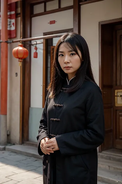 Disdainful Chinese woman