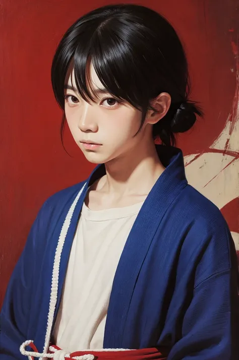 Chiba Yusuke in a painting style