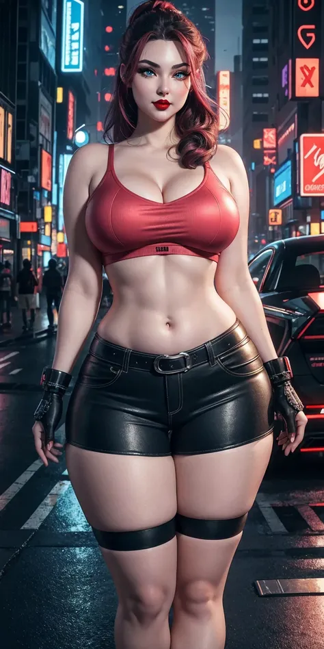 (masterpiece, best quality, expressive eyes, perfect face, hyper-realistic detailed face), Ultra HD, 4K, HDR, (8K), 3D cyberpunk street, gaming hubs, cyberpunk theme, night, futuristic, (1024K), reflections, glass, mirrors, RTX 4090 ti, ray tracing, high o...